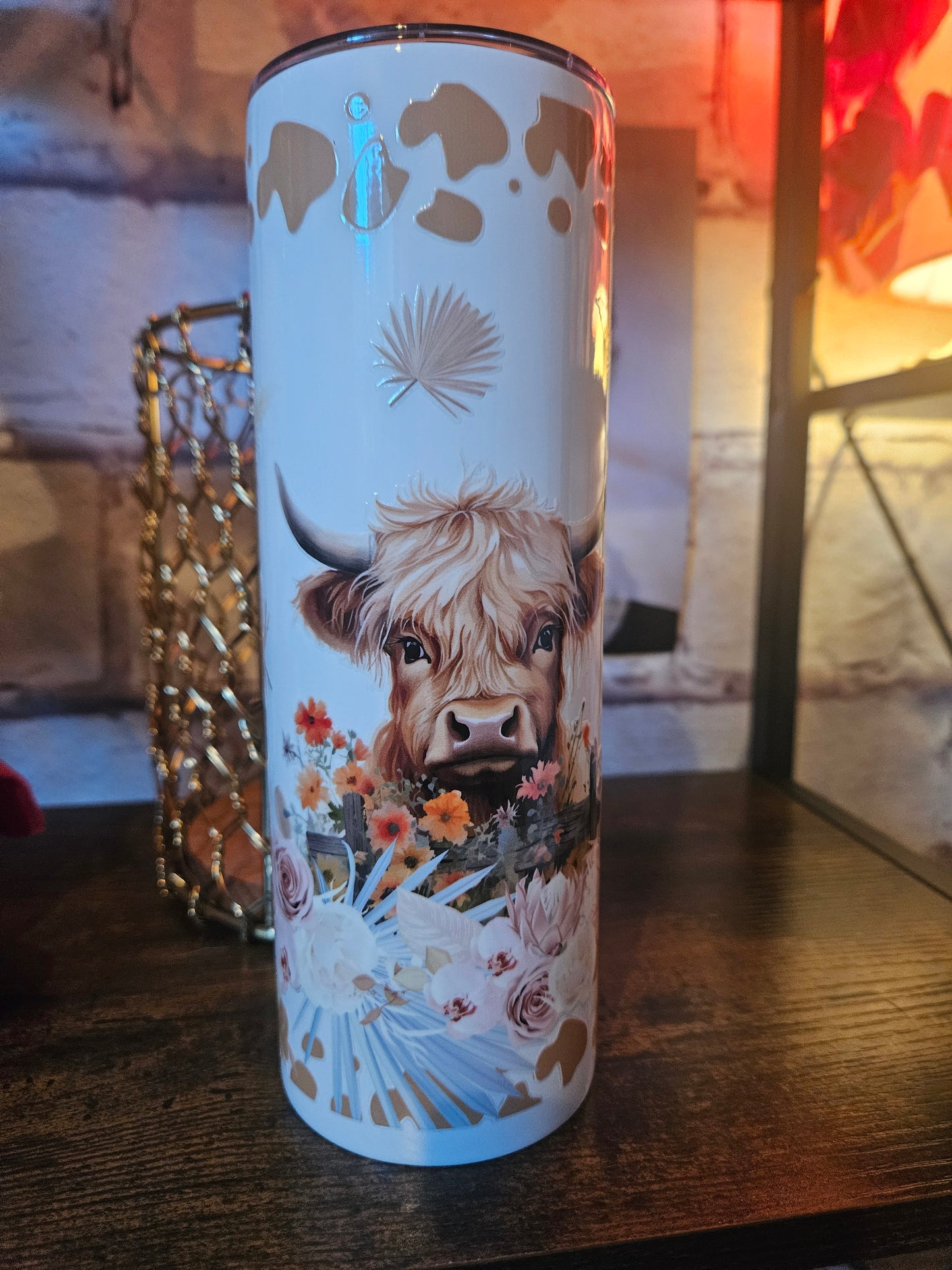 Pre-Made Tumbler Brown Cow
