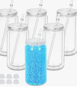 Custom Snow Globe Tumbler – 16oz